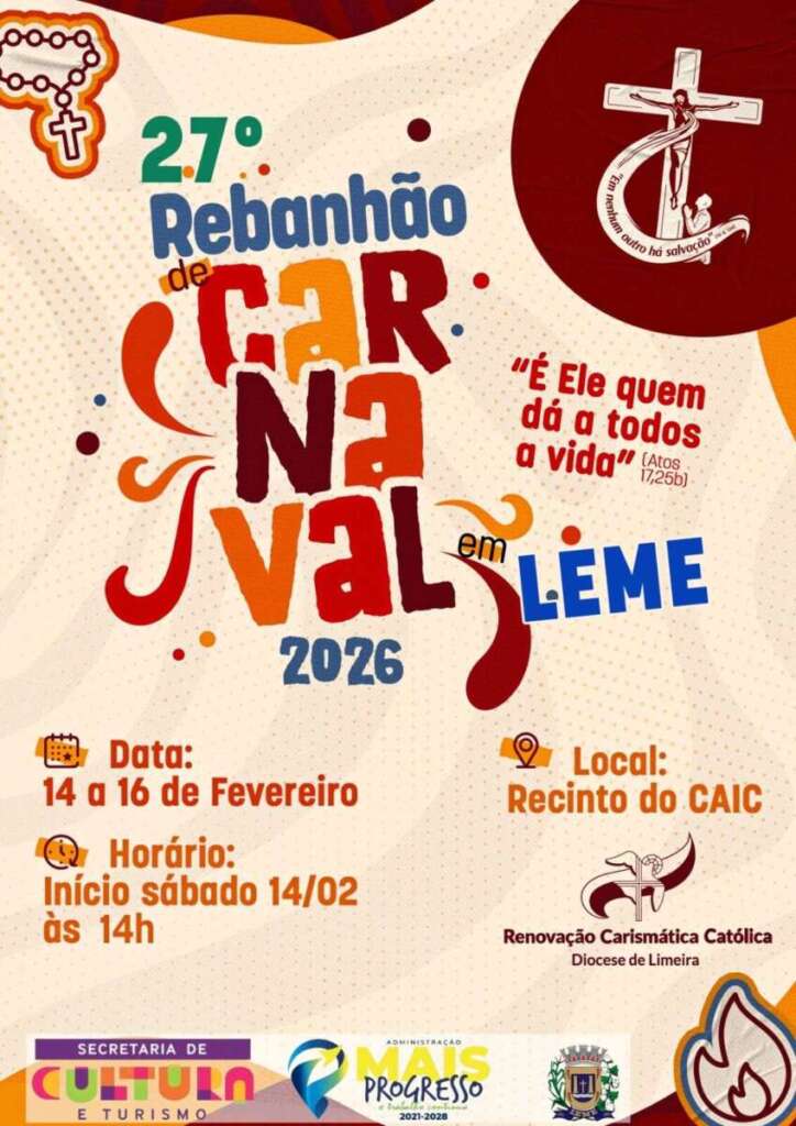 Carnaval em Leme. Prefeitura divulga balanço de ações e eventos para a comunidade 8 27o Rebanhao RCC