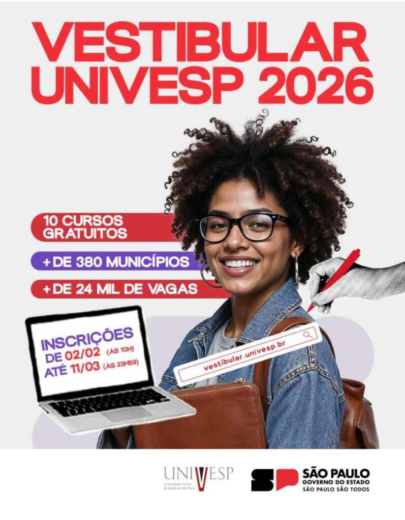 Carnaval em Leme. Prefeitura divulga balanço de ações e eventos para a comunidade 9 Estao abertas as inscricoes para o Vestibular UNIVESP 2026 1