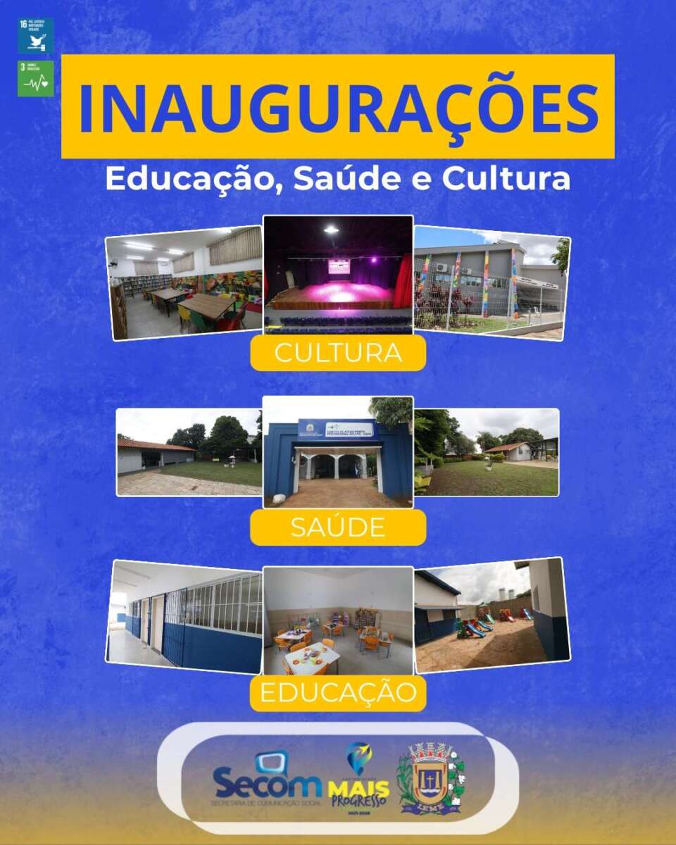 Prefeitura de Leme realiza importantes inauguracoes nas areas da Educacao Saude e Cultura
