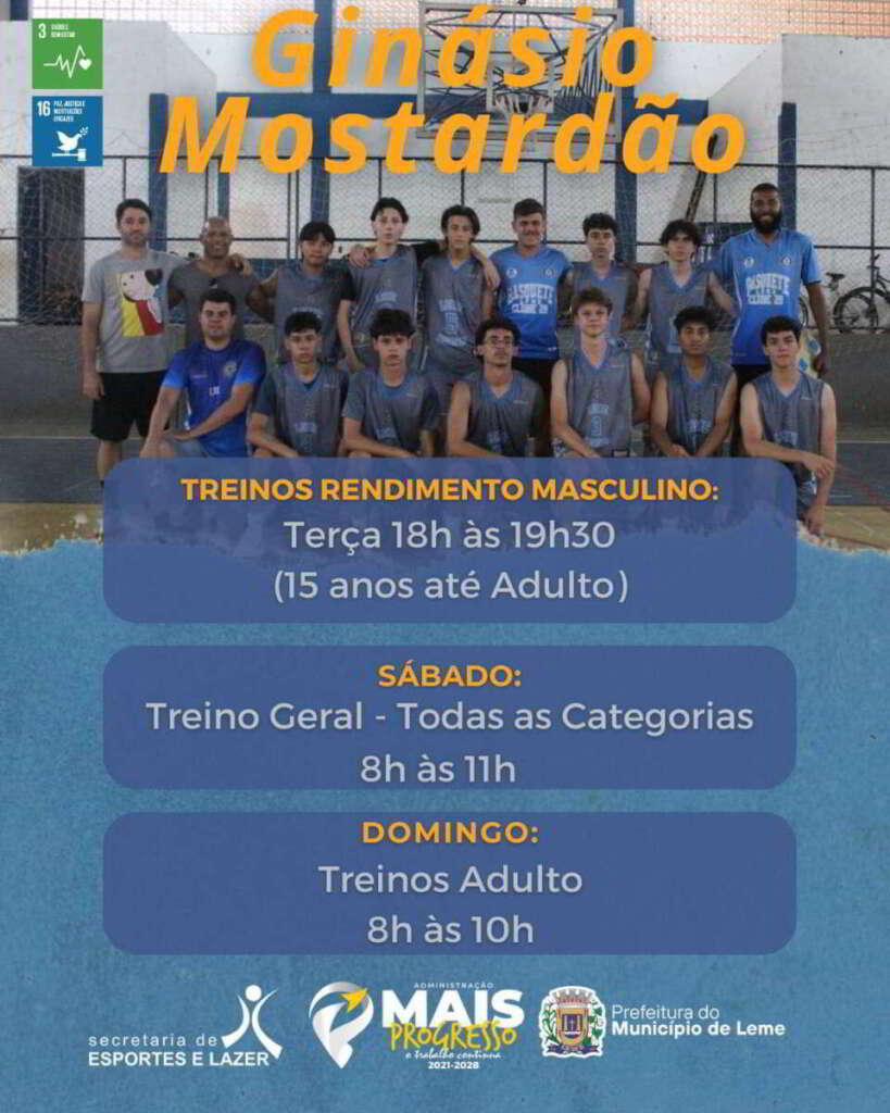 atividades esportivas mostardao