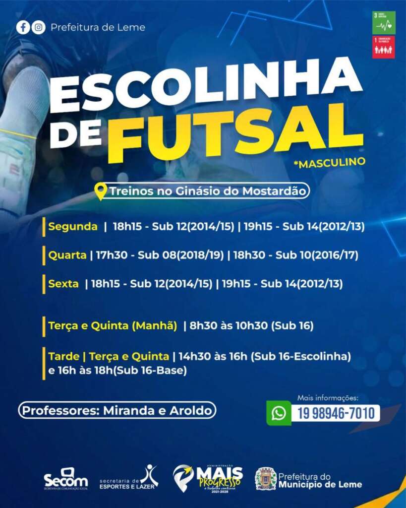 escolinha de futsal 1
