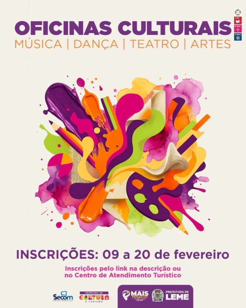insricoes oficinas culturais 2