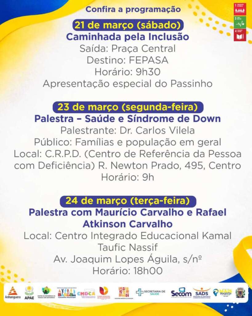 Leme realiza a 2a Semana Municipal da Pessoa com Sindrome de Down2