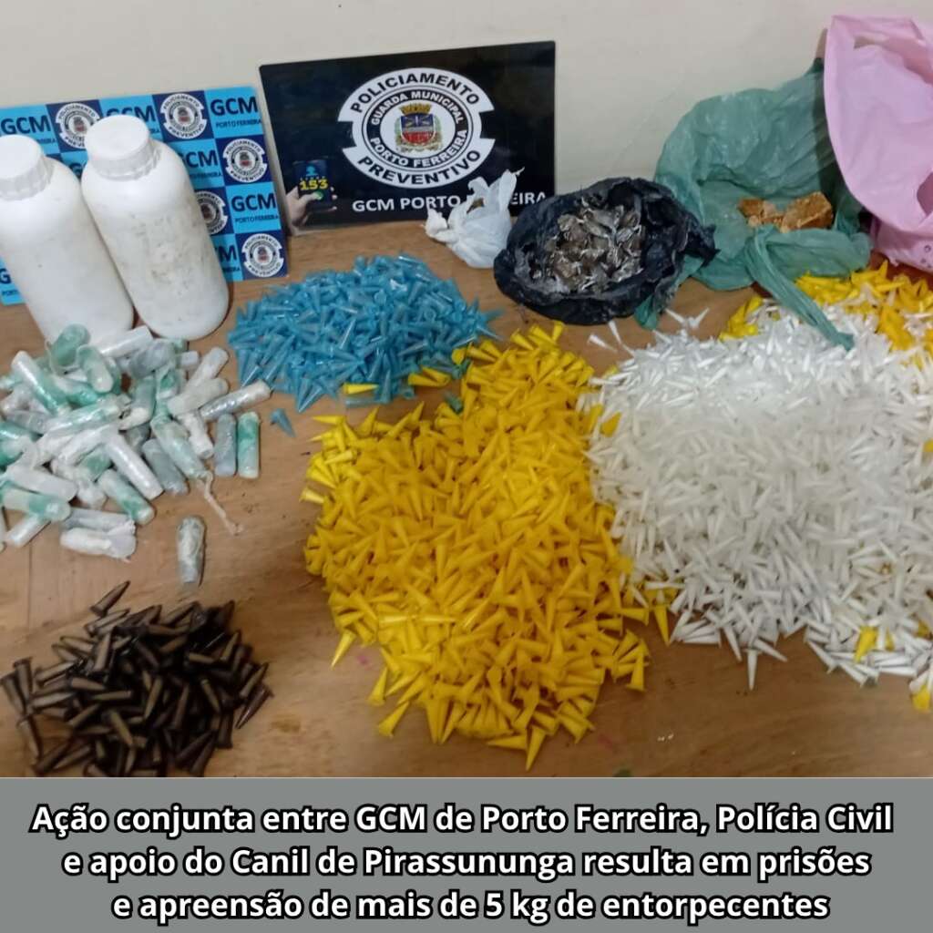 Guarda Civil Municipal de Porto Ferreira apreende mais de 4,5 mil porções de drogas em 'operações' 1 WhatsApp Image 2026 04 11 at 11.33.59