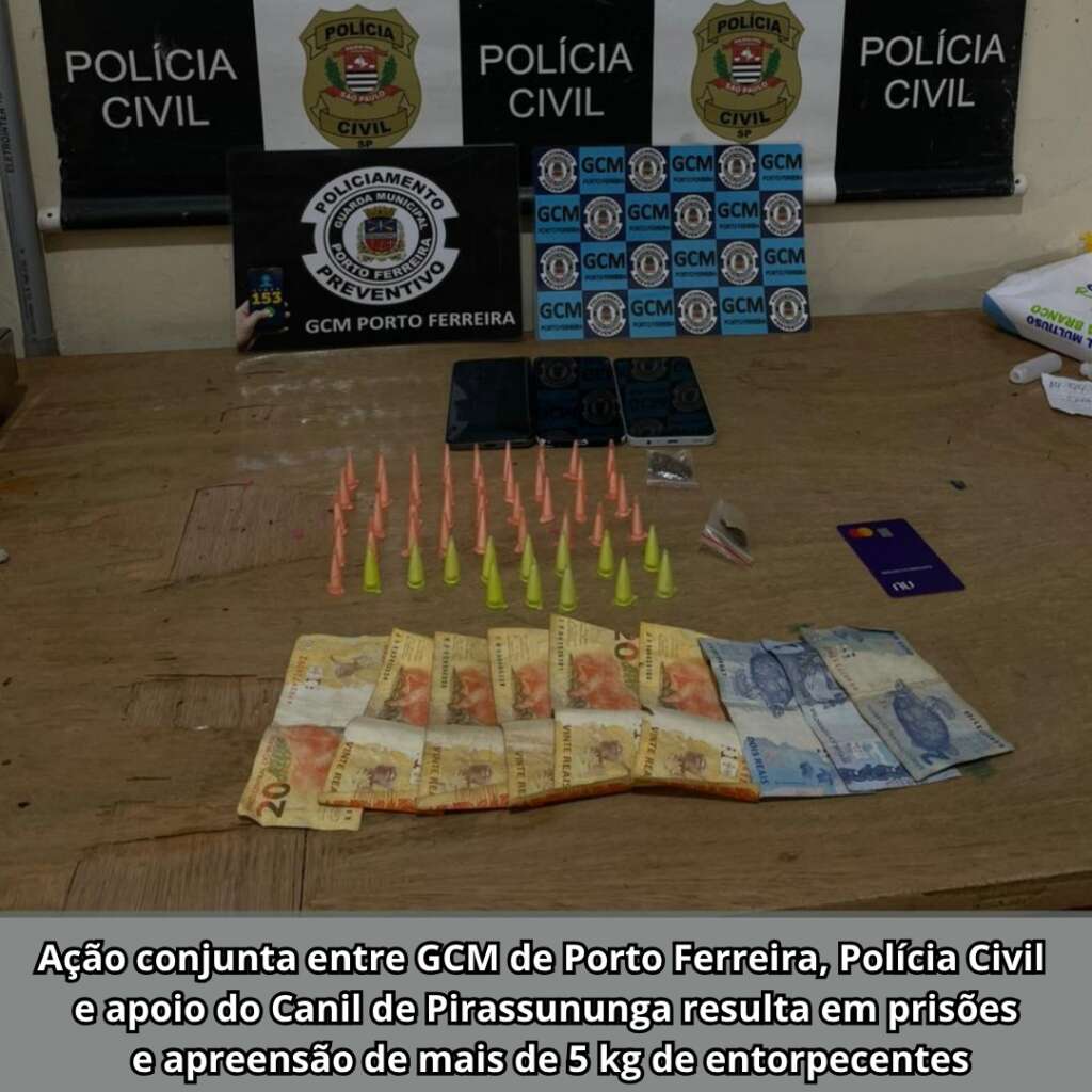 Guarda Civil Municipal de Porto Ferreira apreende mais de 4,5 mil porções de drogas em 'operações' 2 WhatsApp Image 2026 04 11 at 11.34.00 1