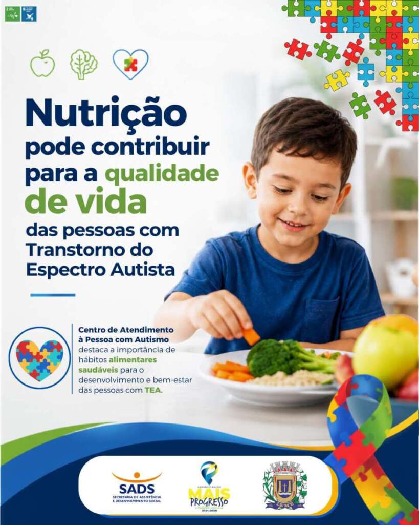SECOM de Leme divulga os principais temas ocorridos e a ocorrer 9 Nutricao autismo