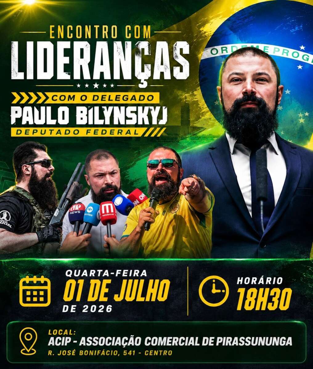 Deputado Federal Delegado Paulo Bilynskyj cumpre agenda em Pirassununga nesta quarta-feira 1 WhatsApp Image 2026 06 30 at 09.31.20