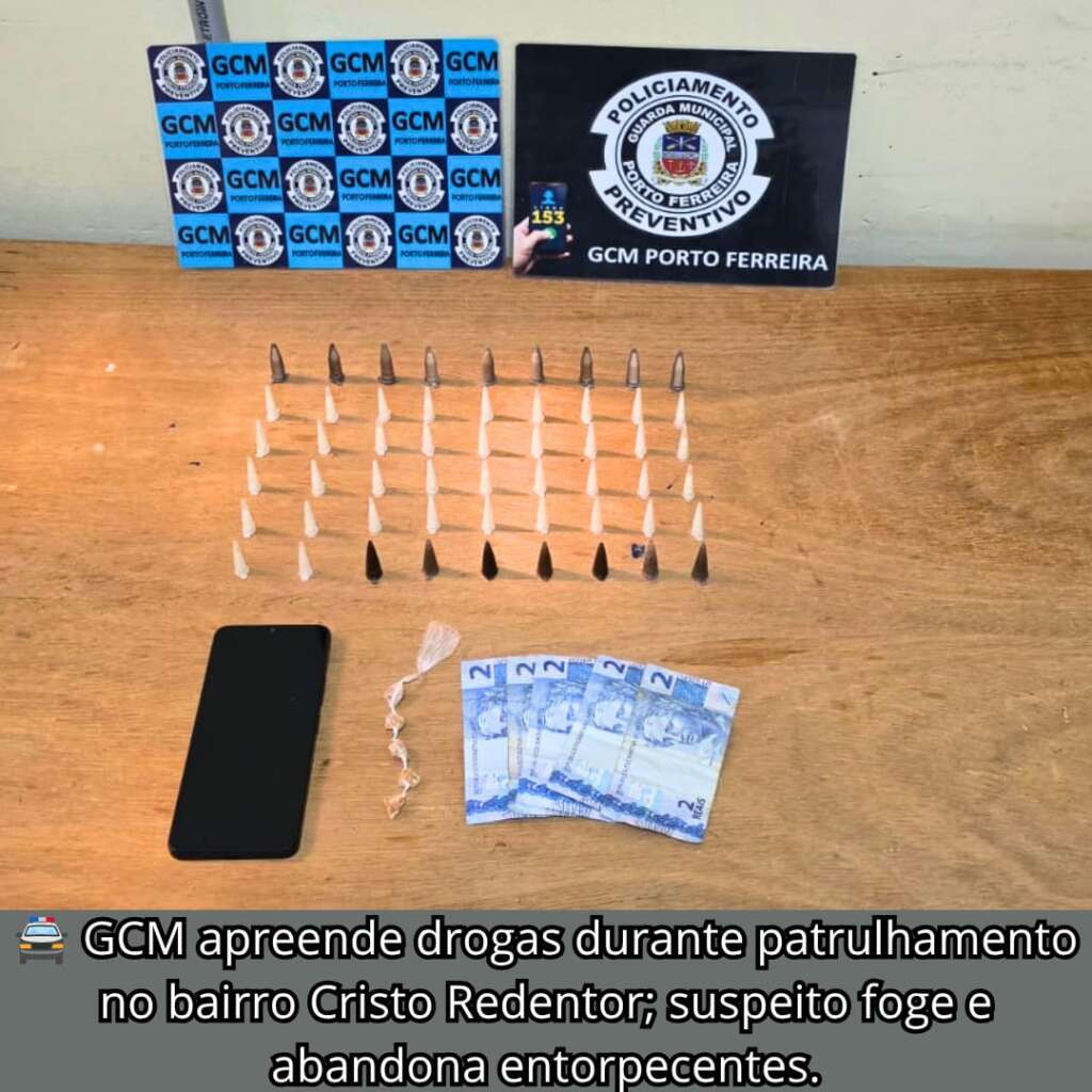 GCM de Porto Ferreira apreende grande quantidade de drogas e detém suspeitos em operações no Cristo Redentor 1 WhatsApp Image 2026 06 30 at 16.08.33