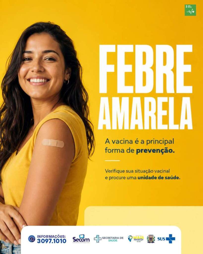Prefeitura de Leme divulga balanço de ações, campanhas sociais e obras no município 5 arte vacina febre amarela 08 06 26