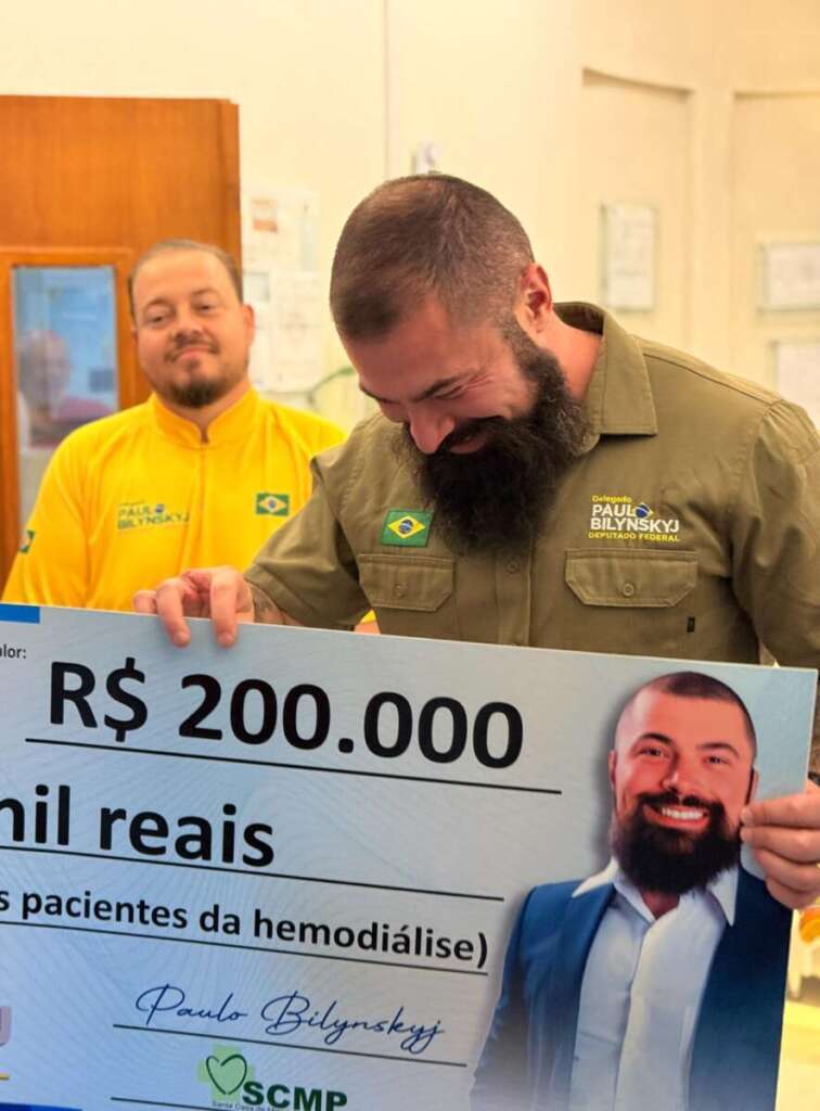 Deputado Federal Delegado Paulo Bilynskyj destina R$ 200 mil para a Santa Casa de Pirassununga fortalecer atendimento aos pacientes de hemodiálise 3 IMG 20260702 WA0080 1