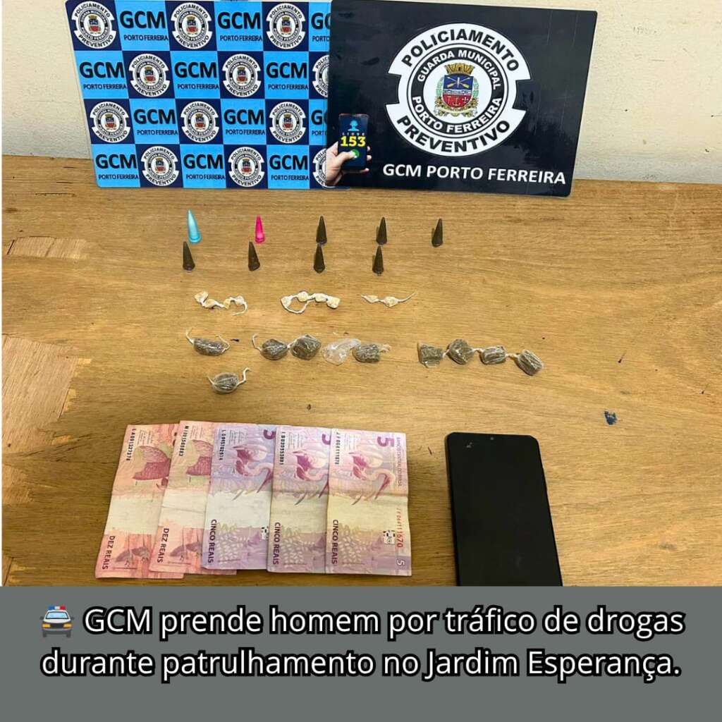 GCM de Porto Ferreira retira drogas de circulação e detém suspeitos em série de ações 3 WhatsApp Image 2026 07 09 at 13.22.18 2