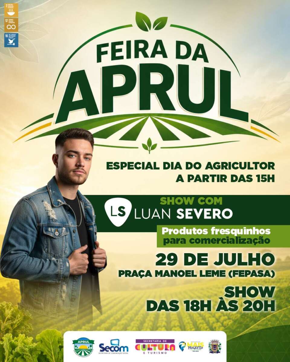 Leme. Feira da APRUL celebra o Dia do Agricultor com música, produtos rurais e programação especial 1 arte show na aprul 21 07 26 1