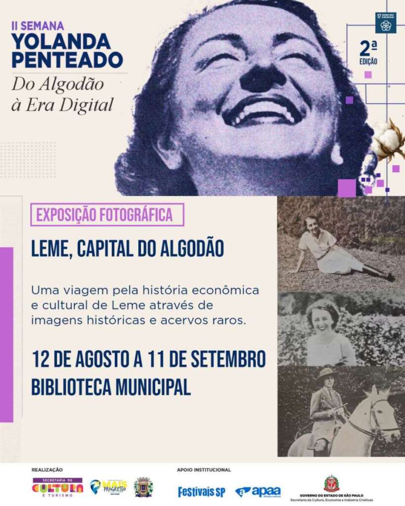 II Semana Yolanda Penteado divulga programação completa e transforma Leme em palco da cultura, da história e da arte 2 card exposicao foto