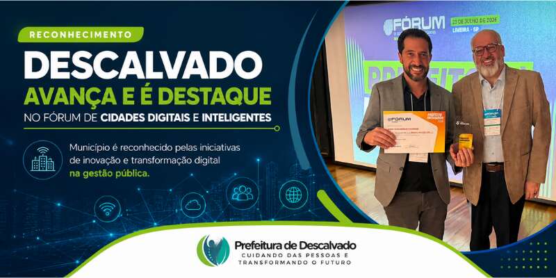 Descalvado é reconhecida por iniciativas de inovação durante Fórum de Cidades Digitais e Inteligentes 1 not 20260724140704